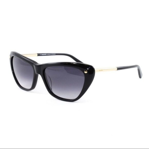 Balmain Cat eye sunglasses 56mm in Black with case - Picture 2 of 9